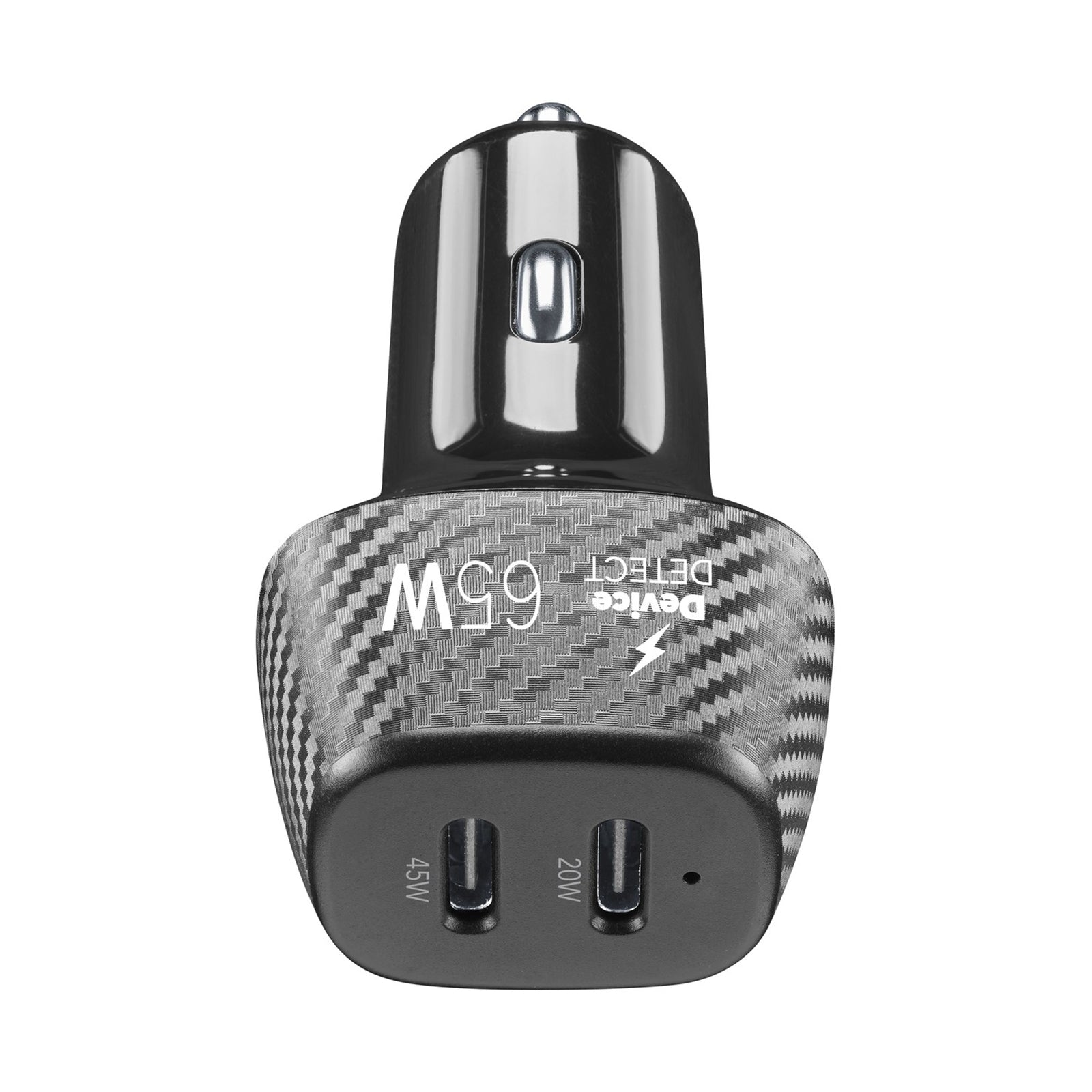 Cellulalrline Cbrusb2Pd65Wk / Car Charger Pd 45W + 20W Black